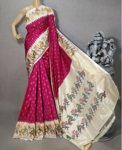 PGMRIDSS5Y09NSDD02- Ikat silk saree