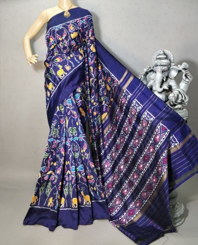 PRIHIDSS5A07EDDC05- Ikat silk saree