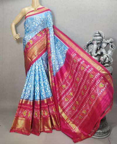 PRIHIDSS5A06NCDD14- Ikat silk saree