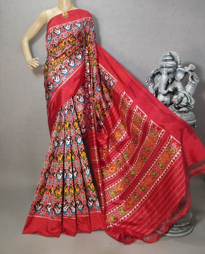 PRIHIDSS5A07EDDC03- Ikat silk saree