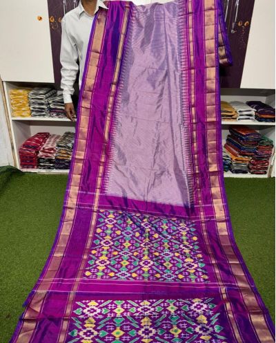 PSRGIDSS5A05TZDD14- Ikat silk saree