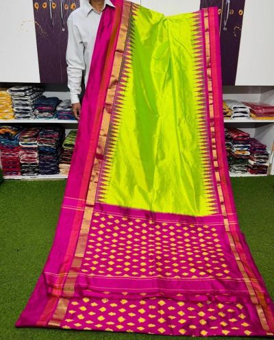 PSRGILWS5A06XZCD04- light weight Ikat silk saree