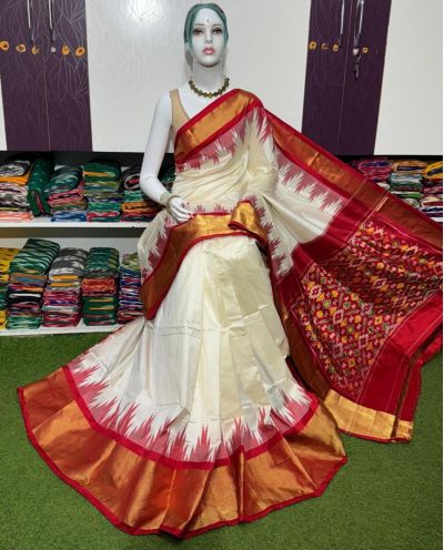 PSRGIDSS5Y09BBCD06- Ikat silk saree