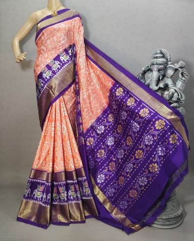 PRIHIDSS5Y09NDDC21- Ikat silk saree