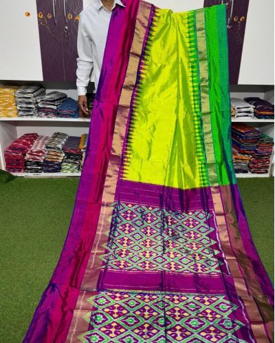 PSRGIDSS5A05TZDD17- Ikat silk saree