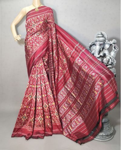 PRIHIDSS5Y12BTCD18- Ikat silk saree