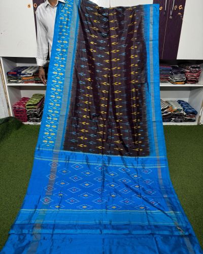 PGMRILWS5A07XZCD17- light weight Ikat silk saree
