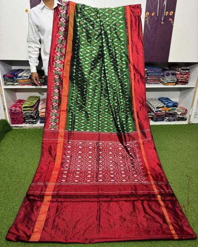 PGMRILWS5A07XZCD31- light weight Ikat silk saree