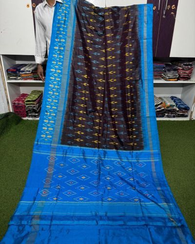 PSRGILWS5Y10XZCC34- light weight Ikat silk saree