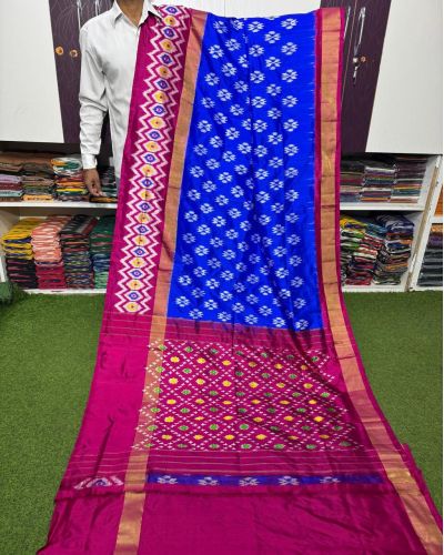 PSRGILWS5Y10XZCC46- light weight Ikat silk saree