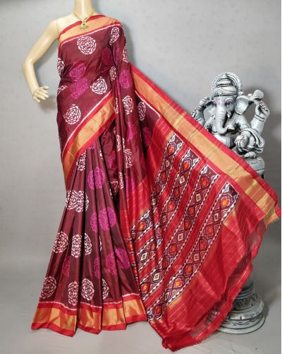 PRIHIDSS5A09BTCD15- Ikat silk saree