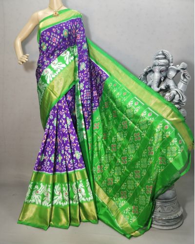 PRIHIDSS5Y09NDDC13- Ikat silk saree