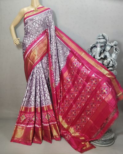 PRIHIDSS5Y09NDDC17- Ikat silk saree