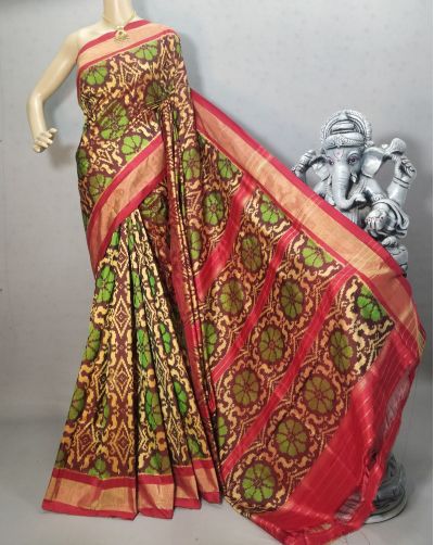 PRIHIDSS5Y05BTCC26- Ikat silk saree