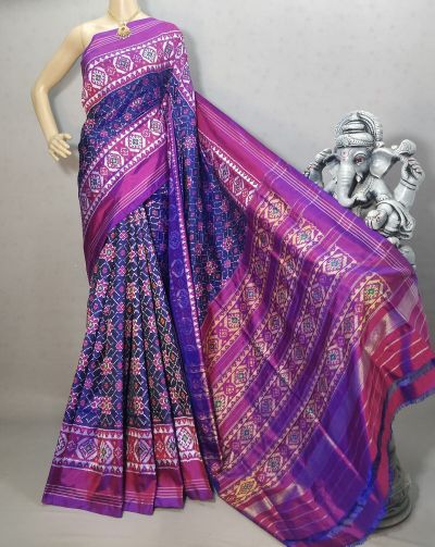 PRIHIDSS5A09BTCD05- Ikat silk saree