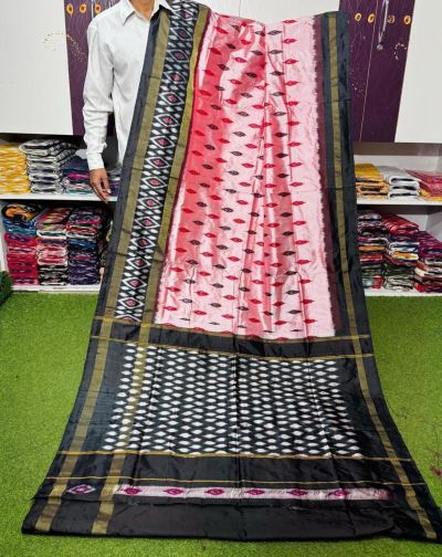 PGMRILWS5A07XZCD03- light weight Ikat silk saree