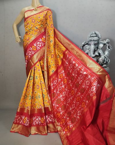 PRIHIDSS5A30NCCD15- Ikat silk saree