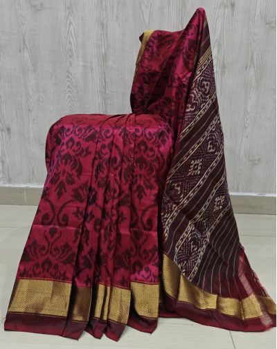 PSHLIDSS5Y12NCDD17- Ikat silk saree