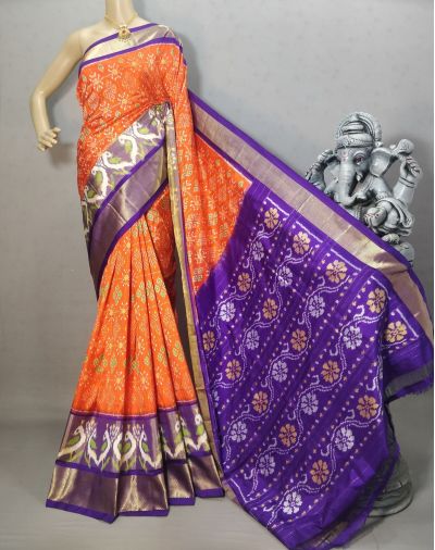 PRIHIDSS5Y09NDDC03- Ikat silk saree