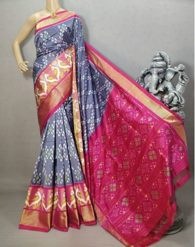 PRIHIDSS5Y09NDDC20- Ikat silk saree