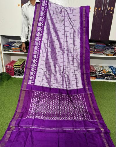PGMRILWS5A07XZCD15- light weight Ikat silk saree