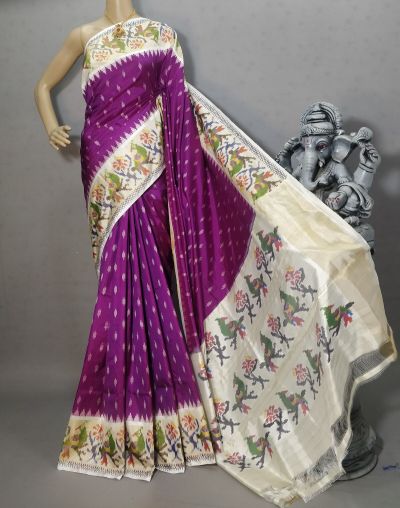 PRIHIDSS5A08NSDC01- Ikat silk saree