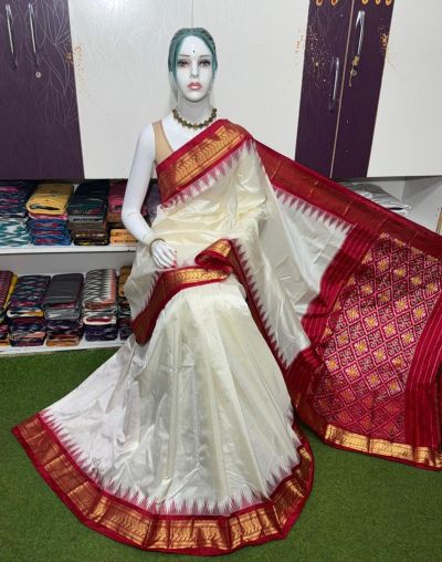PSRGIDSS5Y03NZCD02- Ikat silk saree