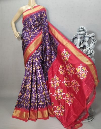 PRIHIDSS5A06NCDD08- Ikat silk saree