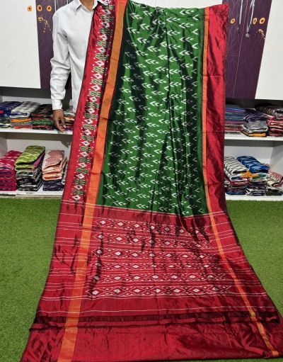 PGMRILWS5A07XZCD24- light weight Ikat silk saree