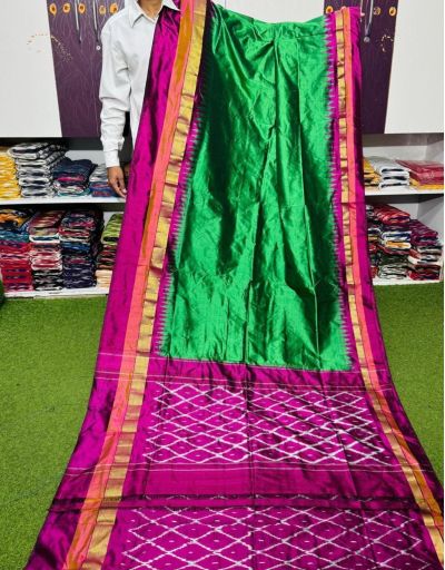 PSRGILWS5A06XZCD03- light weight Ikat silk saree