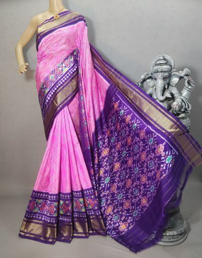 PRIHIDSS5A30NCCD37- Ikat silk saree