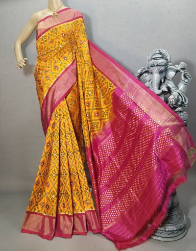 PRIHIDSS5Y05BTCC29- Ikat silk saree
