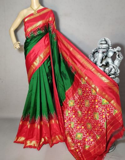 PRIHIDSS5Y10TTCD06- Ikat silk saree
