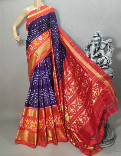 PRIHIDSS5A06NCDD18- Ikat silk saree