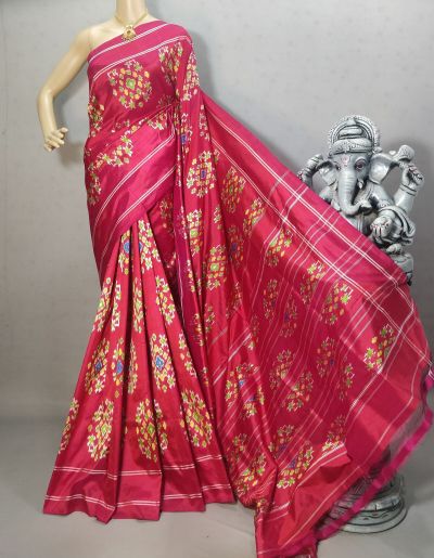 PRIHIDSS5Y12BTCD16- Ikat silk saree