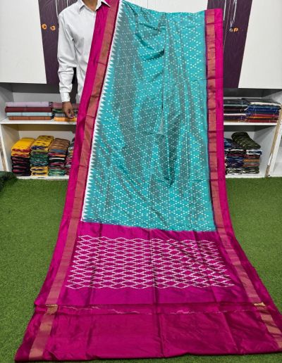 PSRGILWS5Y10XZCC39- light weight Ikat silk saree