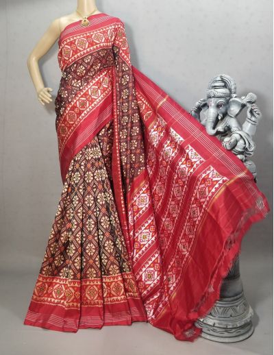 PRIHIDSS5A09BTCD20- Ikat silk saree