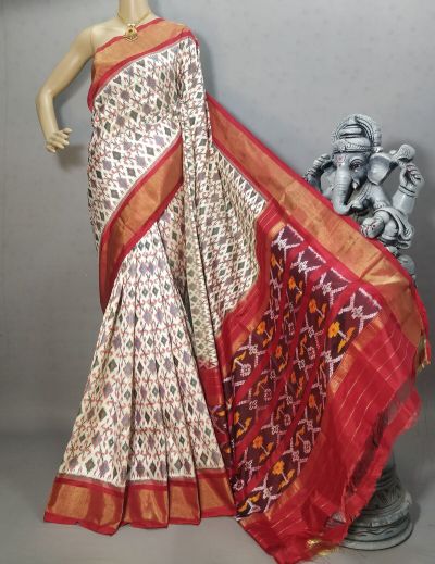 PRIHIDSS5A09BTCD03- Ikat silk saree