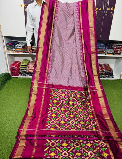 PSRGIDSS5A05TZDD03- Ikat silk saree