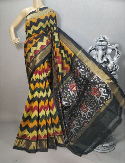 PRIHIDSS5Y05BTCC33- Ikat silk saree