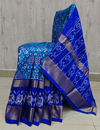 PSHLIDSS5Y12NCDD10- Ikat silk saree