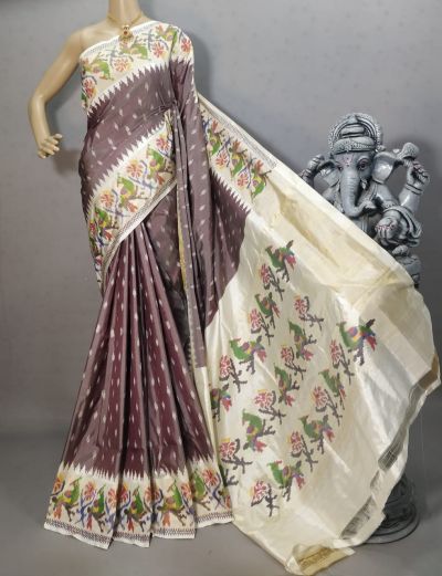PRIHIDSS5Y06NSCC05- Ikat silk saree
