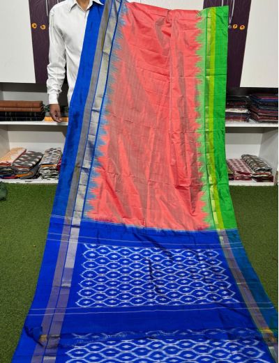 PSRGILWS5Y06XZDC10- light weight Ikat silk saree