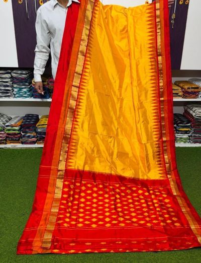 PSRGILWS5A06XZCD01- light weight Ikat silk saree
