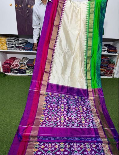 PSRGIDSS5A05TZDD22- Ikat silk saree