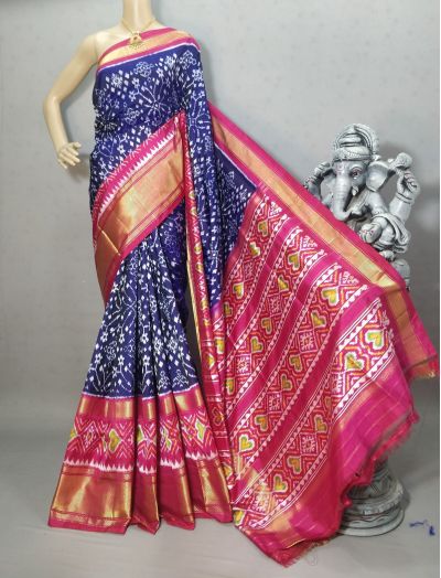 PRIHIDSS5A06NCDD10- Ikat silk saree