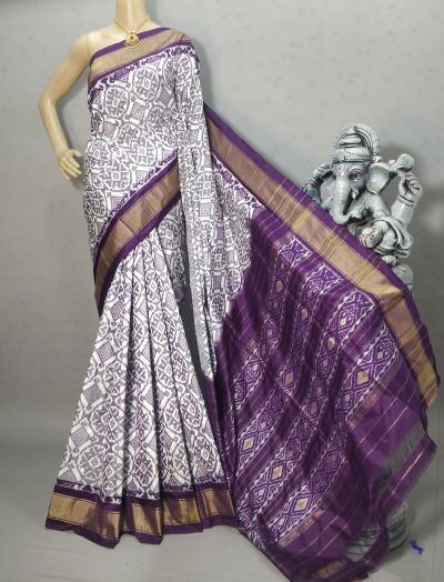 PRIHIDSS5Y05BTCC17- Ikat silk saree