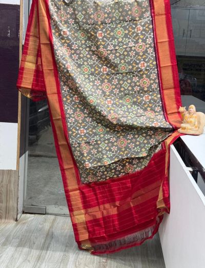 PSRGISDP5Y08ZNCD54- Ikat Silk dupatta