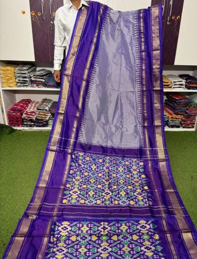PSRGIDSS5A05TZDD11- Ikat silk saree