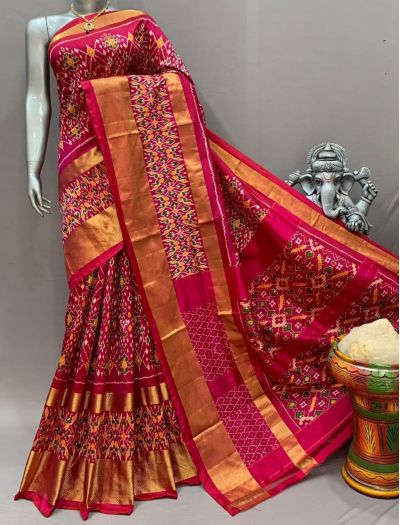 PSNTIDSS5A09NCDC12- Ikat silk saree